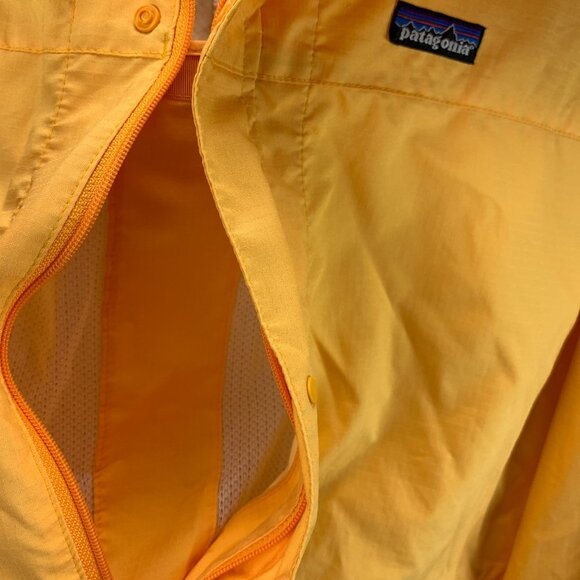 VTG Patagonia Jacket Womens Large Yellow Pneumatic Pullover Sigma Kappa Sorority - Picture 5 of 16